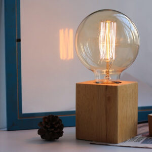 Lampe Industrielle Bois