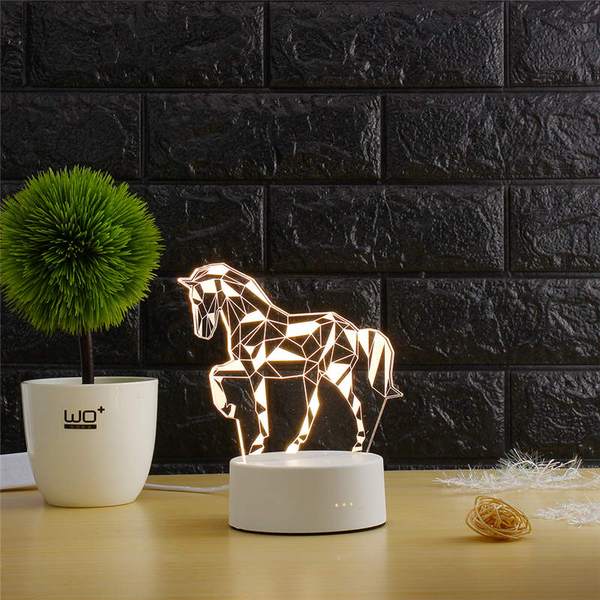 Lampe 3d cheval  Monde du Cheval