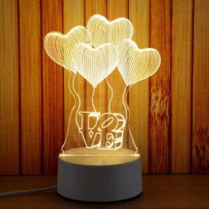 Lampe 3D Coeur