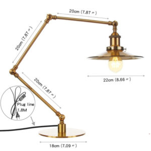 Lampe de Bureau Articulée Vintage