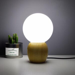 Lampe de Chevet Bois : Socle pour Ampoule