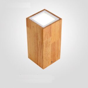 Lampe de Chevet Bois LED