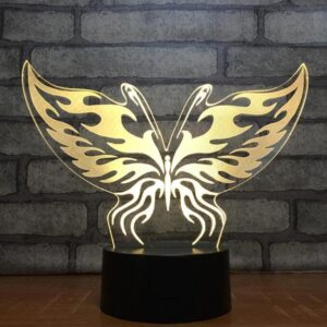 Lampe 3D Papillon Design