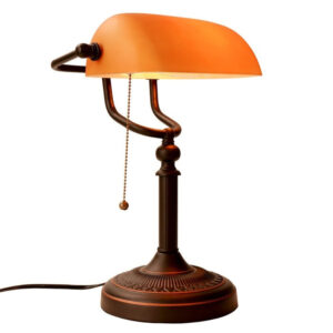 Lampe de Bureau Vintage Orange