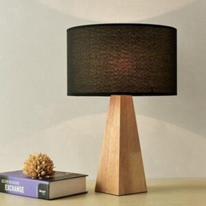 Lampe de Chevet Bois Noir