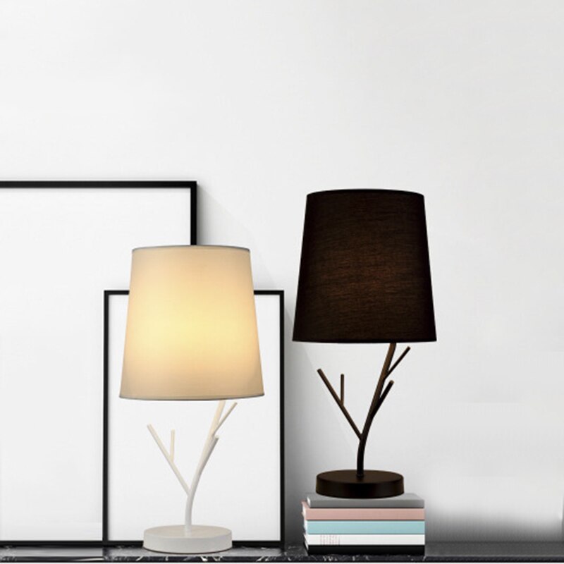 Lampe de Chevet Design Blanche