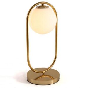 Lampe de Chevet Design Boule Or