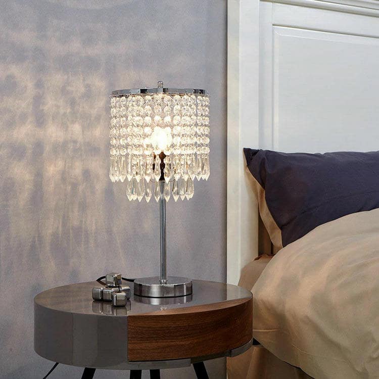 Lampe de Chevet Design en Verre