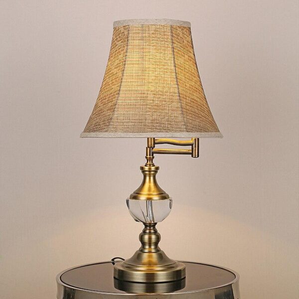 Lampe de Chevet Design Vintage Cristal