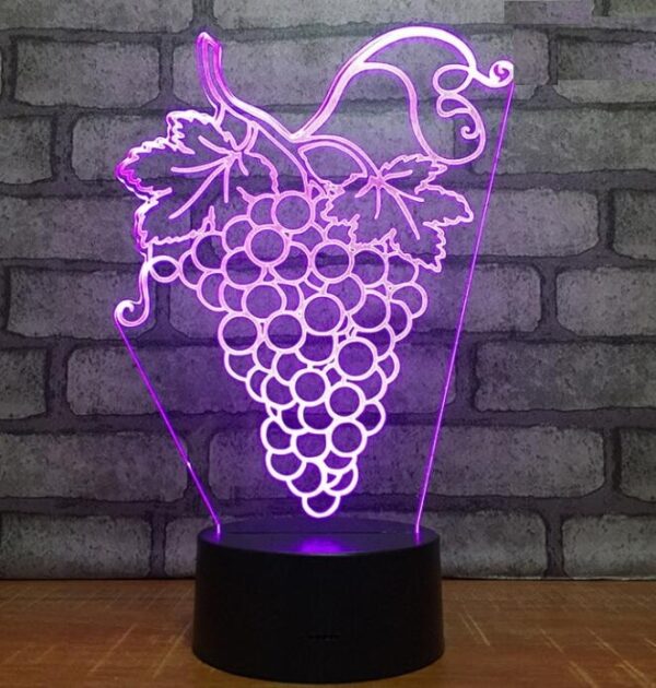 Lampe 3D Grappe de Raisin