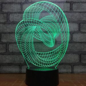 Lampe 3D Abstract