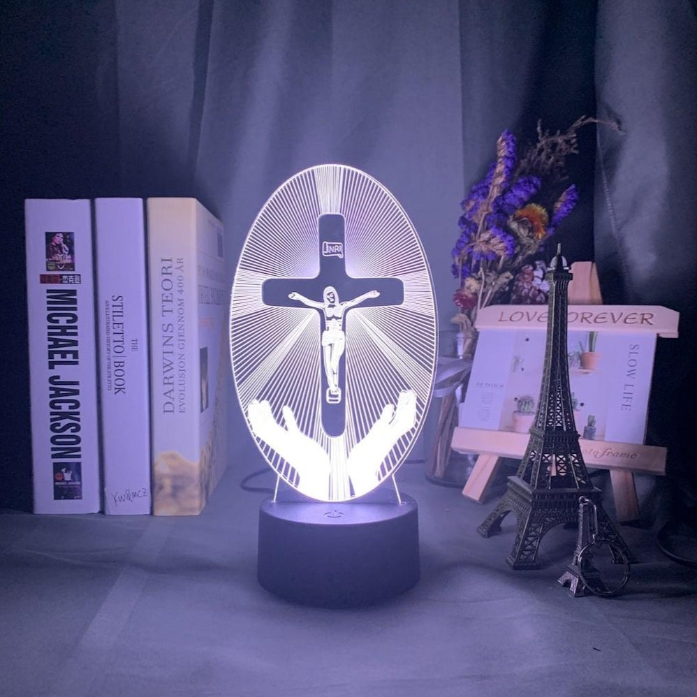 Lampe 3D Jésus