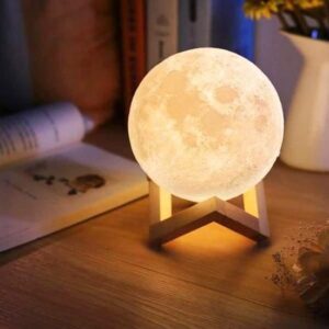 Veilleuse Adulte Lampe Lune 3D