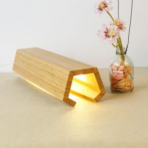 Lampe de Chevet Bois Design