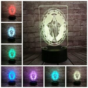 Lampe 3D Vierge Marie