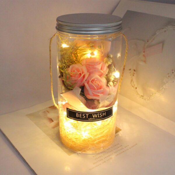 Veilleuse Rose Lumineuse