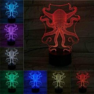 Lampe 3D Octopus