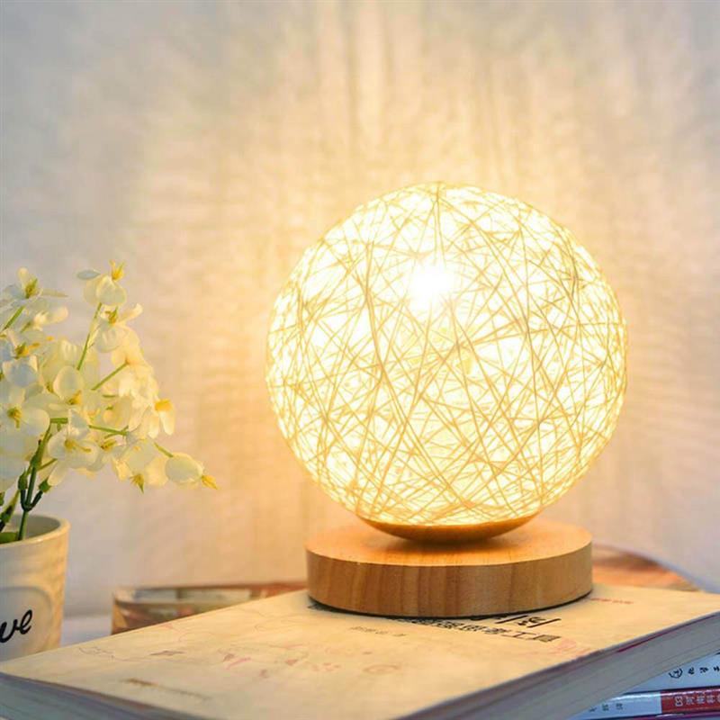 Lampe de Chevet Boule Bois | Luminuit